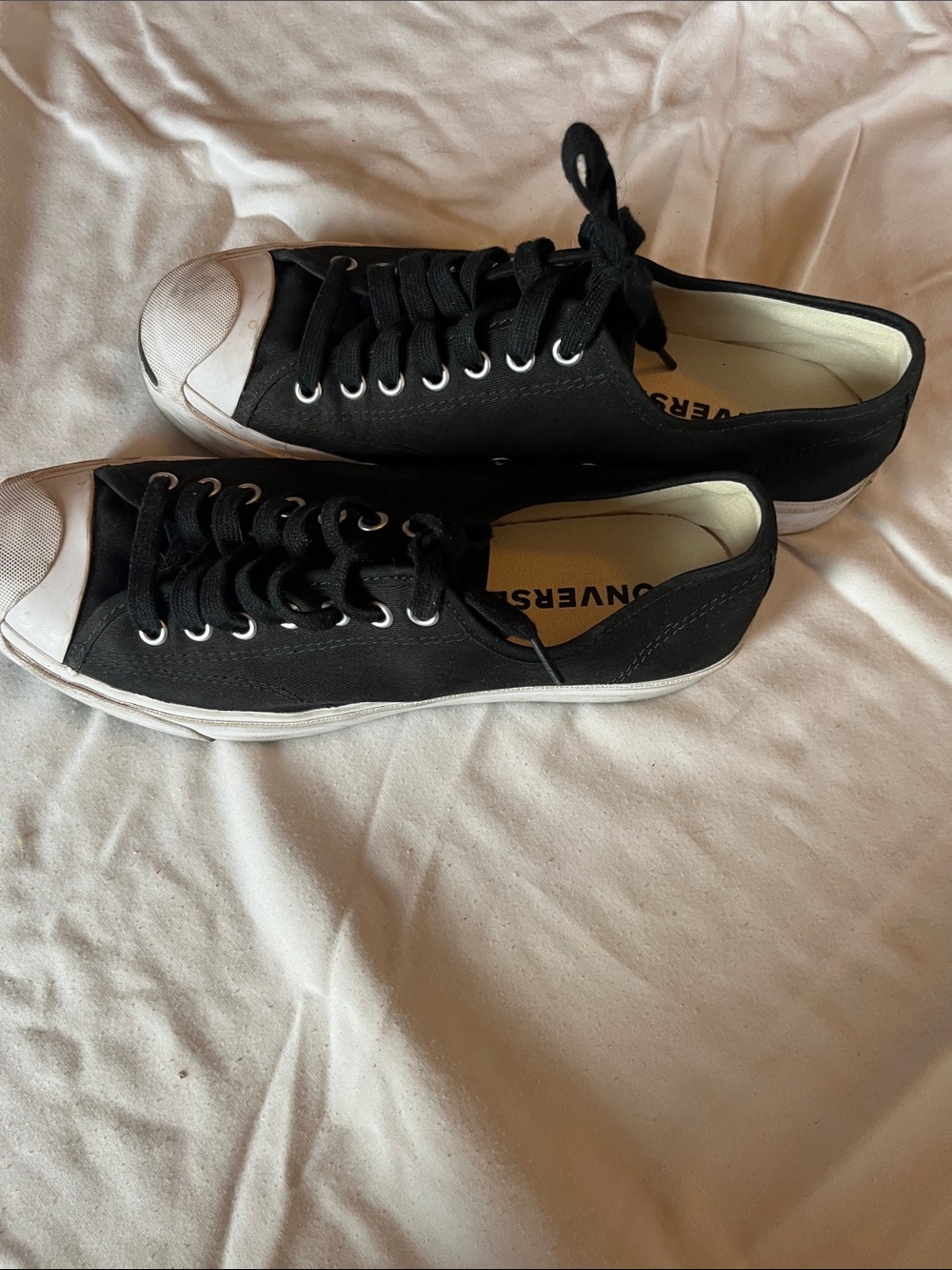 Converse Black Low Top Canvas Sneakers